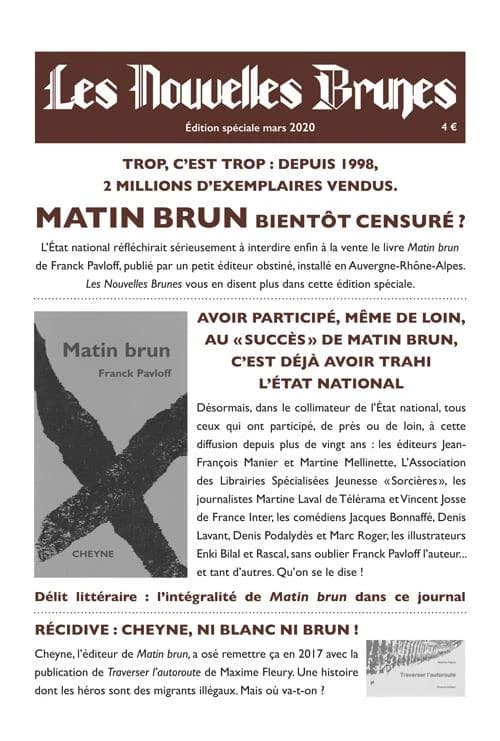 Les nouvelles brunes : édition spéciale mars 2020