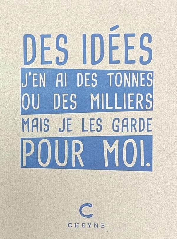 Carnet Poèmes pour grandir : Des idées j'en ai des tonnes ou des milliers mais je les garde pour moi.