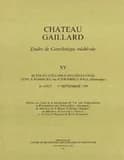 Château Gaillard, n° 15 : Études de castellologie médiévale