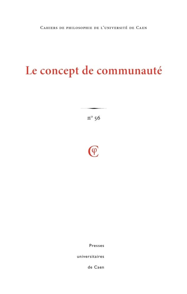 Cahiers de philosophie de l'université de Caen, n° 56