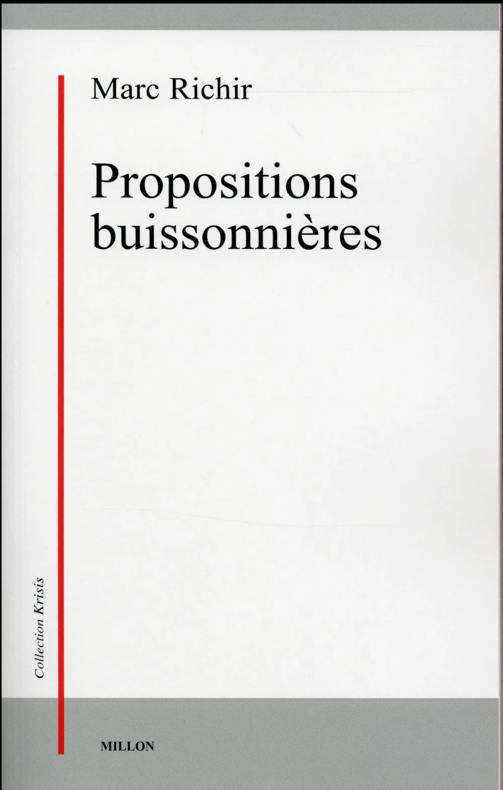 Propositions buissonnières