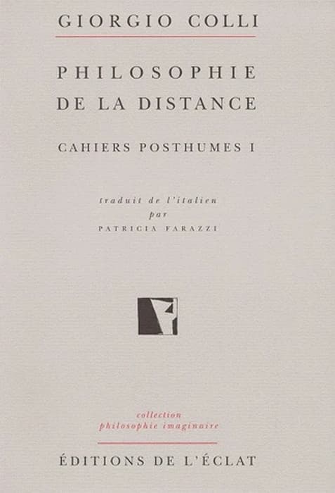 Philosophie de la distance