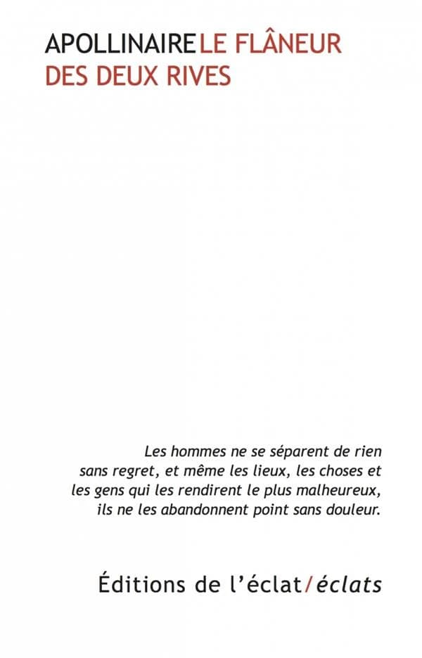 Le flâneur des deux rives : avec une photographie de l'auteur et quelques illustrations