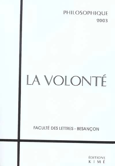La volonté (édition 2003)
