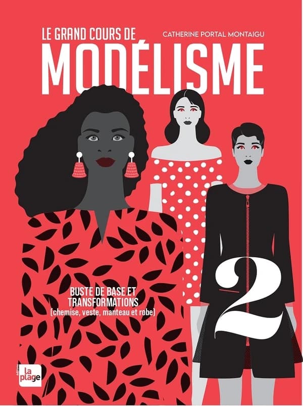 Le grand cours de modélisme. 2, Buste de base et transformations (chemise, veste, manteau et robe)