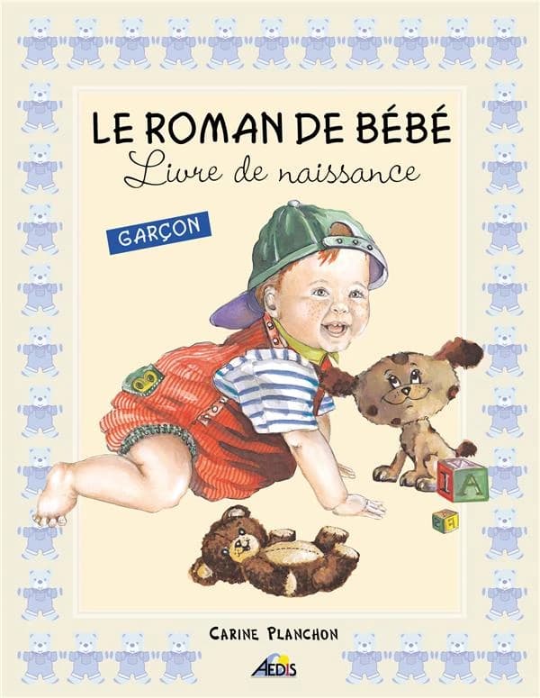 Le roman de bébé ; livre de naissance  garçon