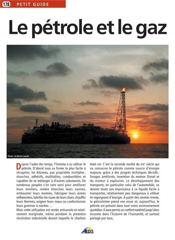 Le pétrole et le gaz