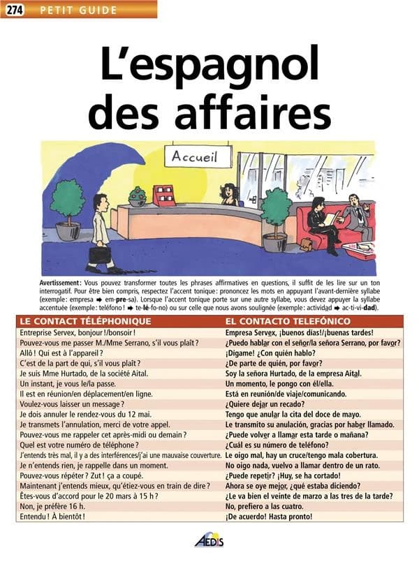L'espagnol des affaires