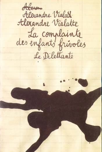 La complainte des enfants frivoles