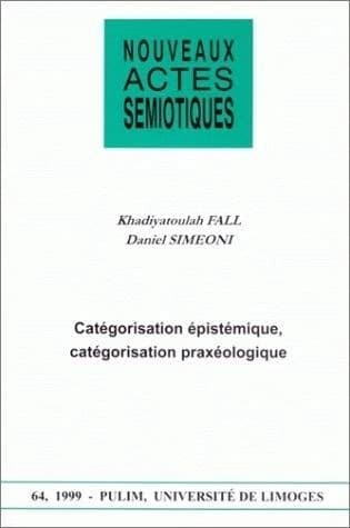 Catégorisation épistémique, catégorisation praxéologique