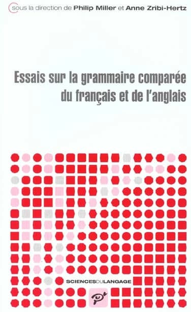 Essais sur la grammaire comparée du français et de l'anglais