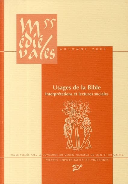 Usages de la Bible interprétations et lectures sociales