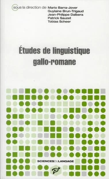 Études de linguistique gallo-romane