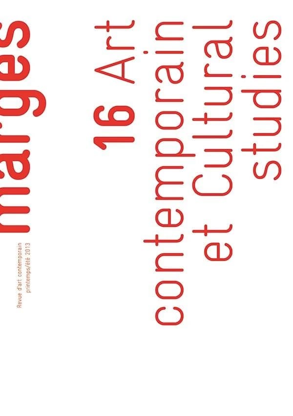 Art contemporain et cultural studies