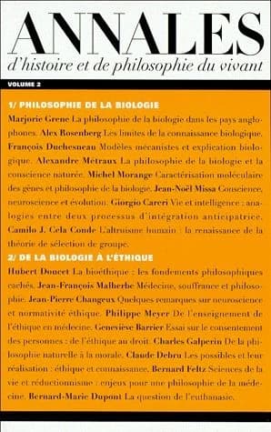 Annales d'histoire et philosophie du vivant, volume 2