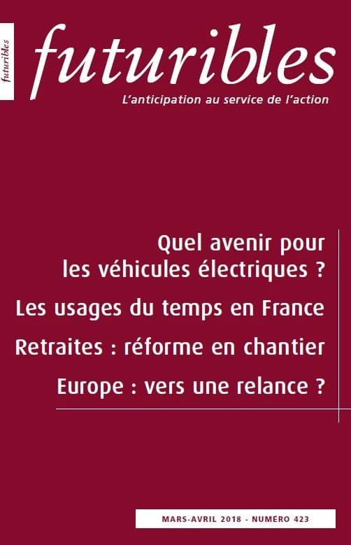 Futuribles 423, mars-avril 2018. Quel avenir pour les véhicules électriques ? : Les usages du temps en France