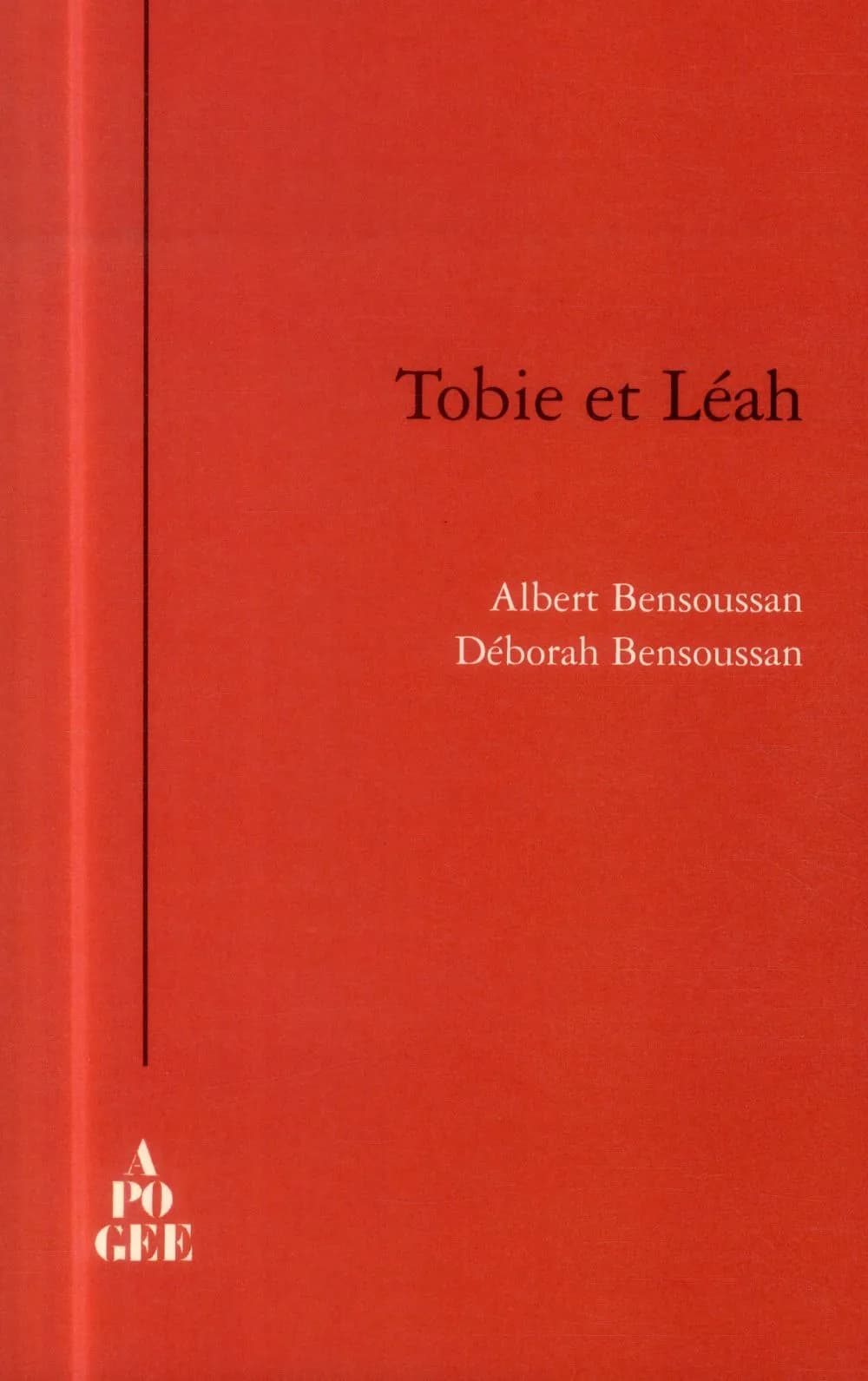 Tobie et Léah : je croisés