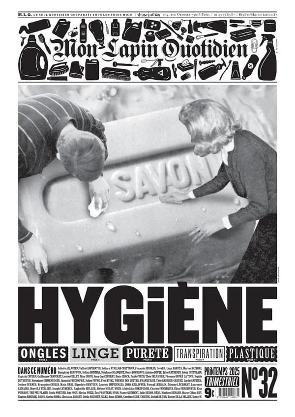 Mon lapin quotidien, n°32. Hygiène : ongles, linge, pureté, transpiration, plastique