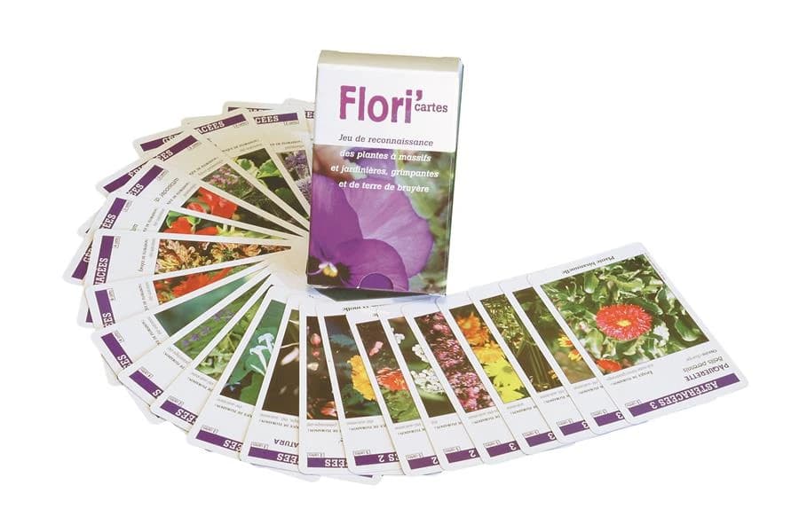 Flori'cartes ; jeu de 62 cartes