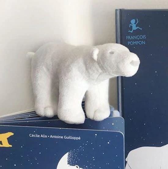 Peluche, ours Pompon