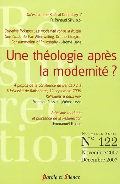 Une théologie après la modernité ?