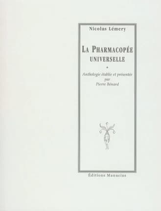 La pharmacopée universelle