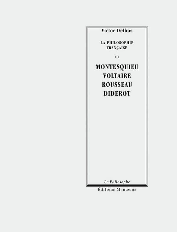 Montesquieu, Voltaire, Rousseau, Diderot