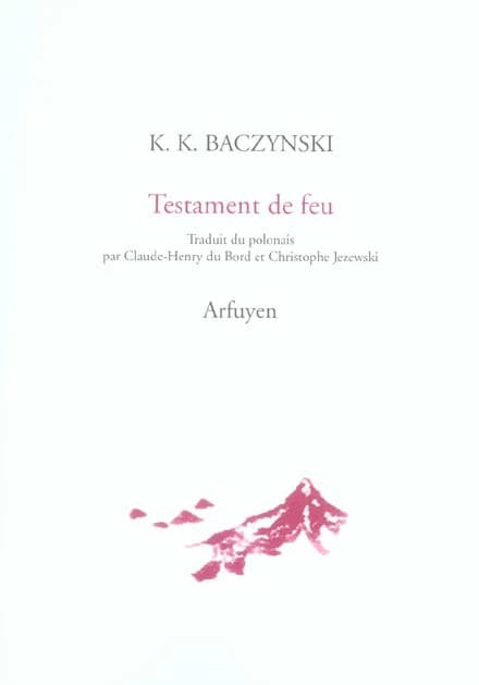 Testament de feu : poèmes