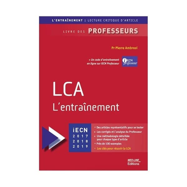LCA - L'entraînement : Livre des professeurs