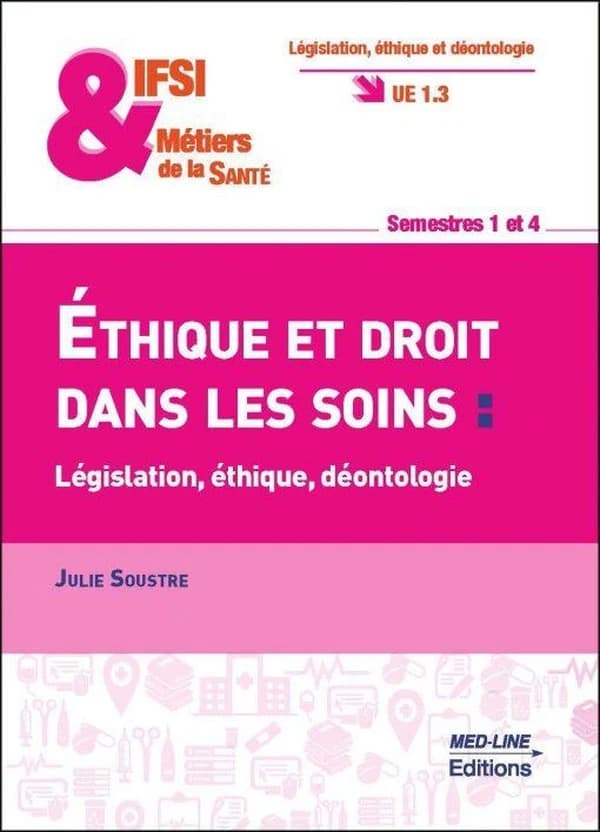 Éthique et droit dans les soins : législation, éthique, déontologie