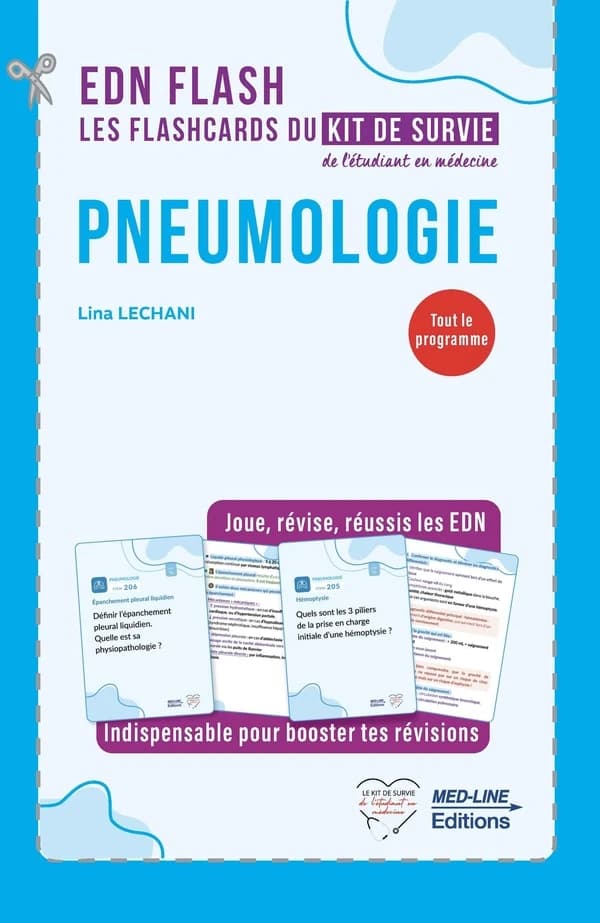Les Flashcards du kit de survie : pneumologie