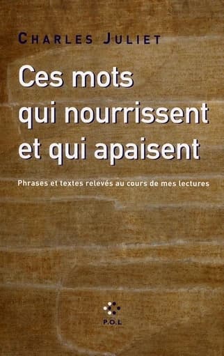 Ces mots qui nourrissent et qui apaisent : phrases et textes relevés au cours de mes lectures