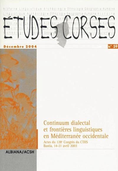 Etudes corses n  59