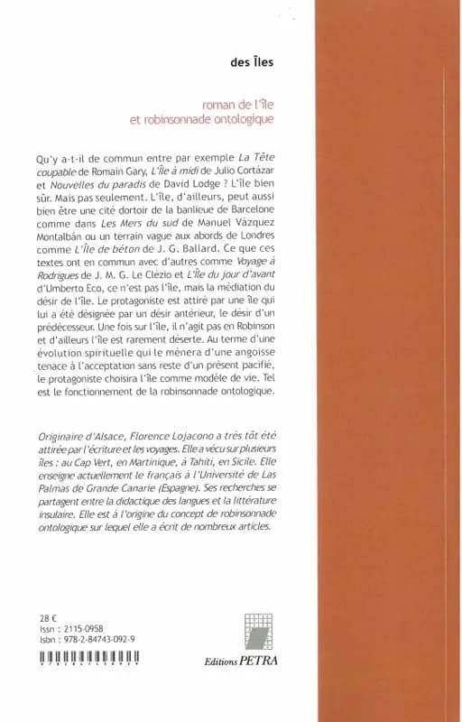 Roman de l'île et robinsonnade ontologique