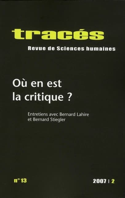 Tracés, n° 13