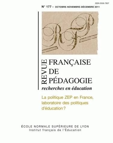 La politique ZEP en France, laboratoire des politiques d'éducation ?