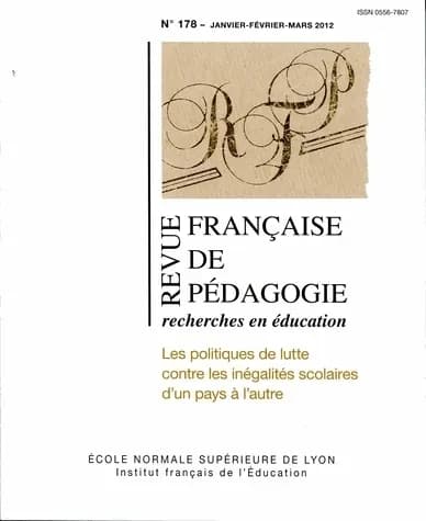 Revue française de pédagogie, n° 178
