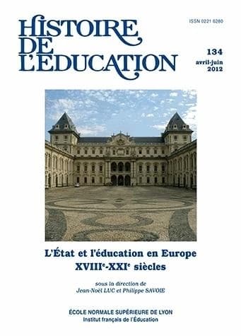 Histoire de l'éducation, n° 134