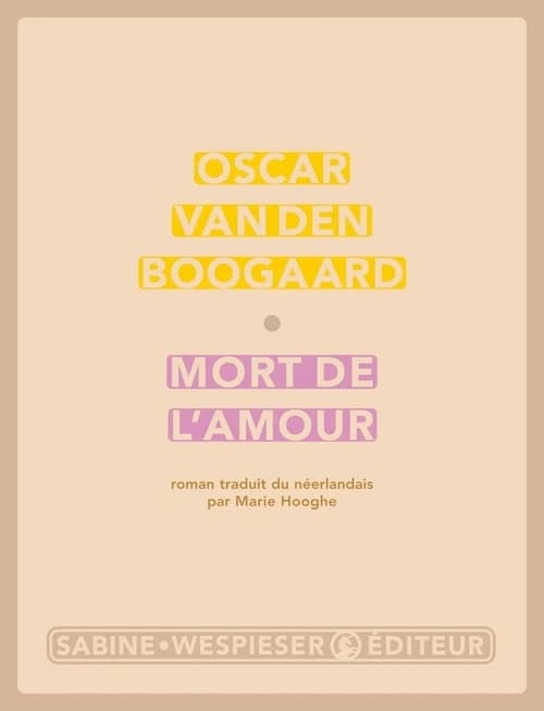 Mort de l'amour : roman