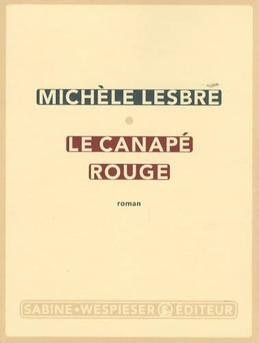 Le canapé rouge : roman