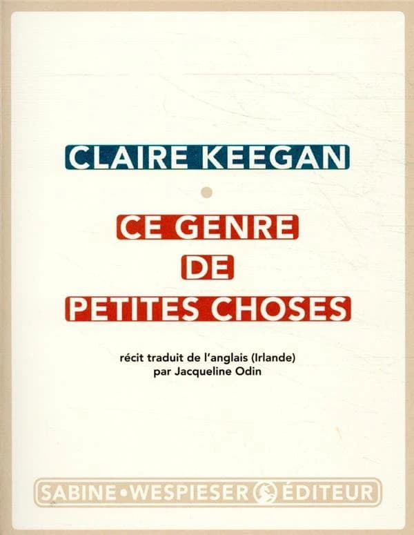 Ce genre de petites choses : récit