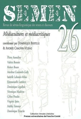 Médiacultures et médiacritiques