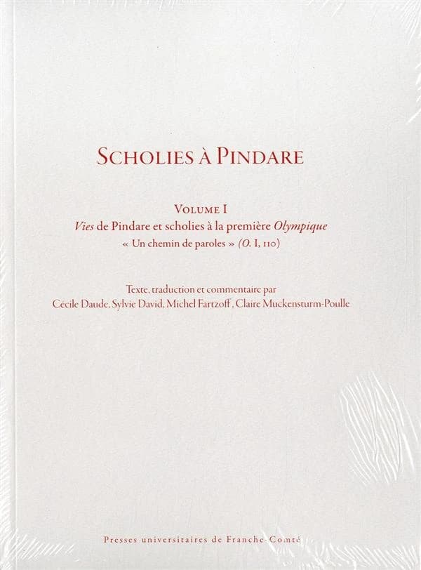 "Vies" de Pindare et scholies à la première "Olympique" : "Un chemin de paroles", O. I, 110