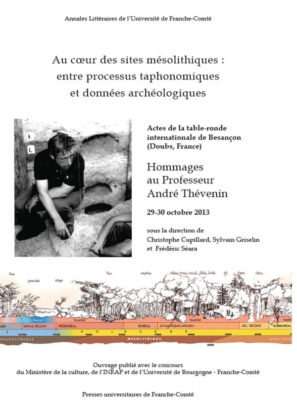 Au cœur des sites mésolithiques : entre processus taphonomiques et données archéologiques : actes de la table-ronde internationale de Besançon, Doubs, France... 29-30 octobre 2013 : hommages au professeur André Thévenin