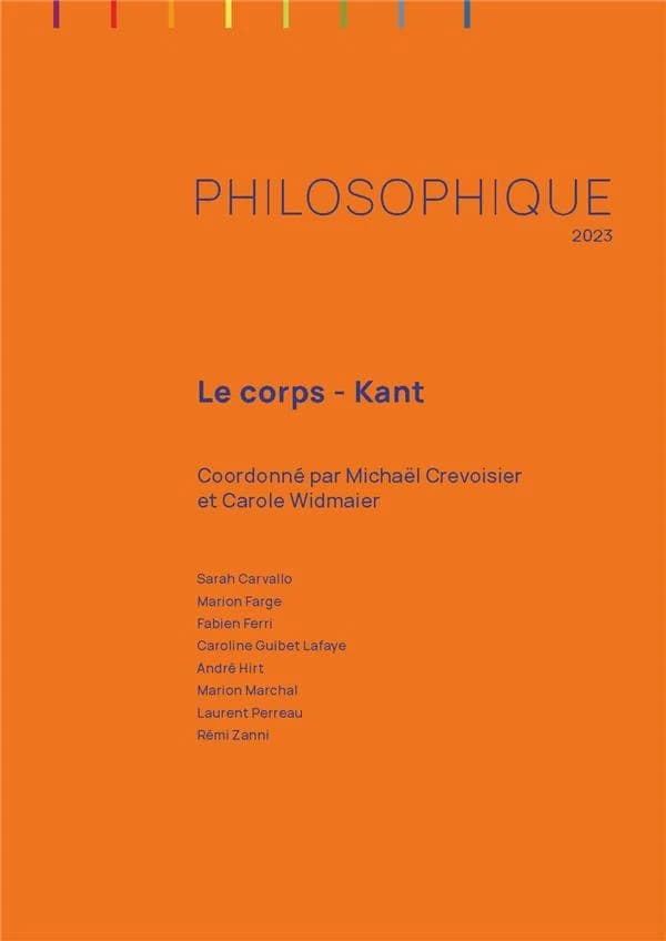 Philosophique n.2023 : le corps