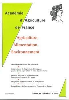 Comptes-rendus de l'aaf vol. 89 n.1 ; productivite et qualite en agriculture ; les pratiques de l'ag (édition 2003)