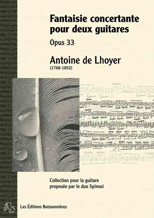 Fantaisie concertante : pour deux guitares : opus 33