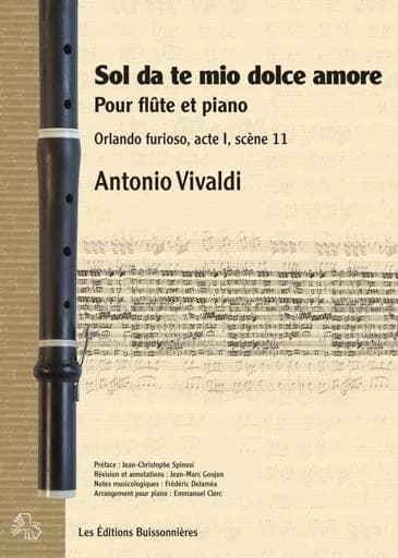 Sol da te, mio dolce amor : extrait de Orlando furioso, acte I, scène 11