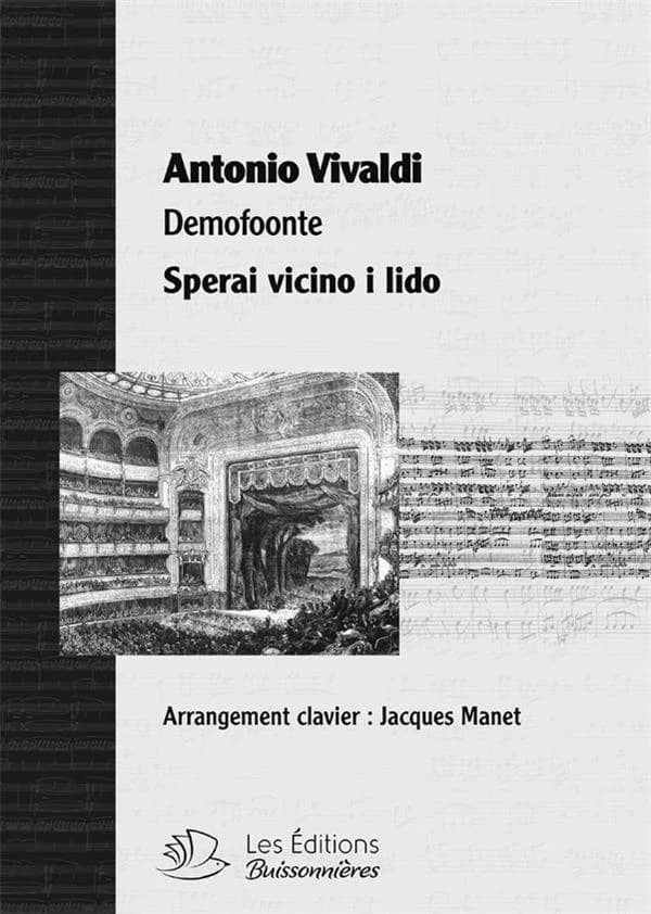Demofonte. Sperai vicino i lido : [air original : Lo seguitai felice de l'Olimpiade (Magacle, III, 3)]