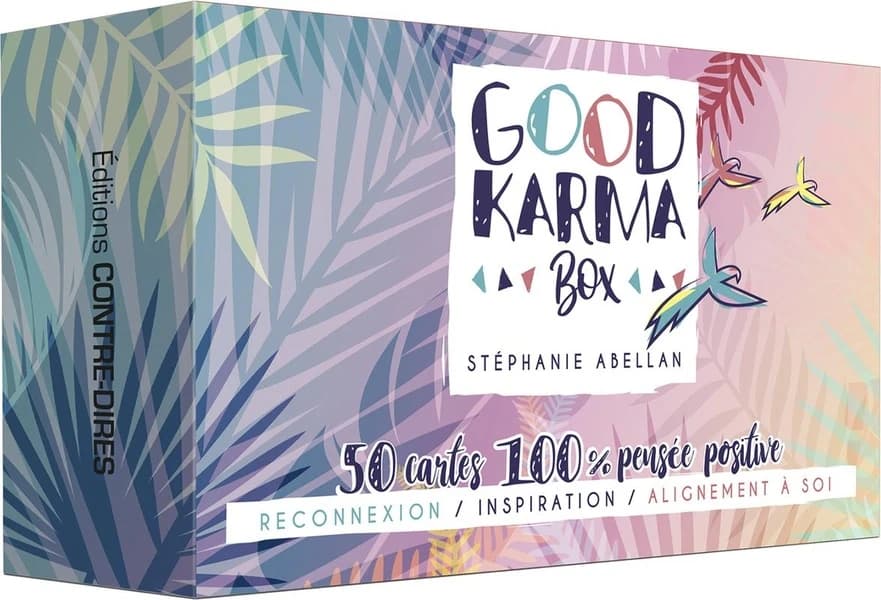 Good karma box ; 50 cartes 100% pensée positive